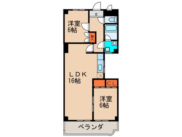 パルナスよもぎ台の物件間取画像